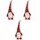 3 Stycken Julgädda Hem Ornament 3