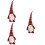 3 Stycken Julgädda Hem Ornament 7
