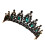 1 St Vintaget Tiara Hårdekor För Dam 1