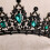 1 St Vintaget Tiara Hårdekor För Dam 9