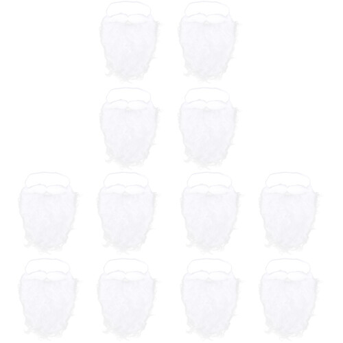 12 Pcs Simulation Skägg För Julparty Cosplay 2