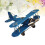 Vintage Plan Kreativ Retro Flygplan Av Inredningsmodell (Blå) 6