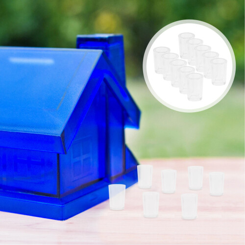 Mini Kopp 20Pcs Miniatyr Vattenglas Dockhus Tillbehör 2