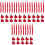 60 Delar Mini Dockshattar Stickad Ylleshatt DIY 4