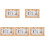 5Pcs Dockshus Vändkalender Modell Miniatyr Skrivbordskalender 4