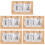 5Pcs Dockshus Vändkalender Modell Miniatyr Skrivbordskalender 8