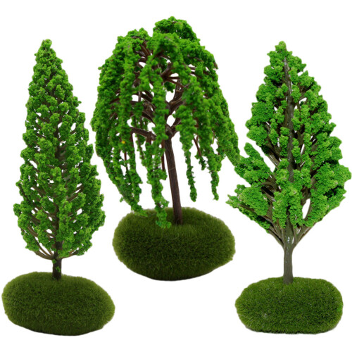 3Pcs Miniatyr Gator Modell Landskapsdesign 1
