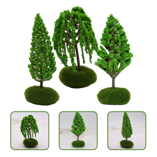 3Pcs Miniatyr Gator Modell Landskapsdesign 2