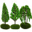 3Pcs Miniatyr Gator Modell Landskapsdesign 7