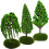 3Pcs Miniatyr Gator Modell Landskapsdesign 8