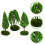 3Pcs Miniatyr Gator Modell Landskapsdesign 5