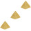 3Pcs Simulerad Egyptisk Pyramid I Resin Hantverk Mini 7