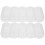 2Pcs Clear Plastic Poker Chip Storage Box With Lid 8