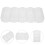 2Pcs Clear Plastic Poker Chip Storage Box With Lid 5
