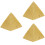 3Pcs Simulerad Egyptisk Pyramid I Resin Hantverk Mini 8