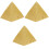 3Pcs Simulerad Egyptisk Pyramid I Resin Hantverk Mini 5