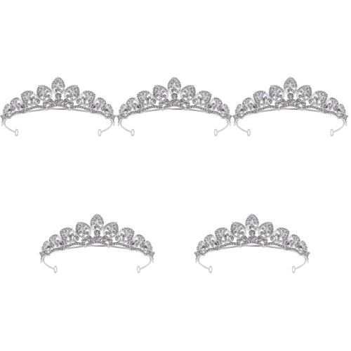 5St Bryllup Tiara Smycke Huvudprydnad För 2