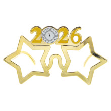 New Year Party 2026 Nummer Ögonframtagna För Guld