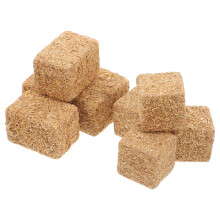 8Pcs Mini Halmalar Små Dekorativa Borddekoration Gårdshögar