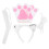1 Set Kattekostym Kit Halloween Cosplay Kläder Tillbehör 1