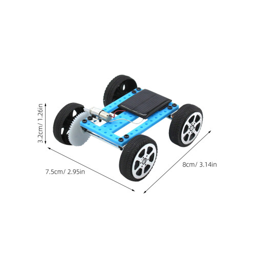 2Pcs Soldriven Mini Modellbyggnadssats För Barn 2
