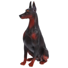 Simulation Doberman Figur Modellhund Plastdjur Leksak För Barn