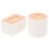 2Pcs Miniatyrhus Av Plast För Pappersförvaring 5