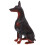 Simulation Doberman Figur Modellhund Plastdjur Leksak För Barn 11