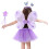 Fairy Kostym Set För Flickor Mesh Tutu, , Huvband 7