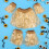 5Pcs Hawaiian Gräs Skirt Set Elastisk Band 6