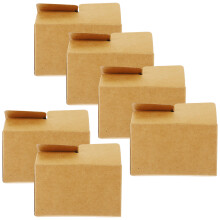 10Pcs Miniatyr Låda Papper Figur Minihus Möbel Modell