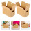10Pcs Miniatyr Låda Papper Figur Minihus Möbel Modell 4
