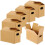 10Pcs Miniatyr Låda Papper Figur Minihus Möbel Modell 8