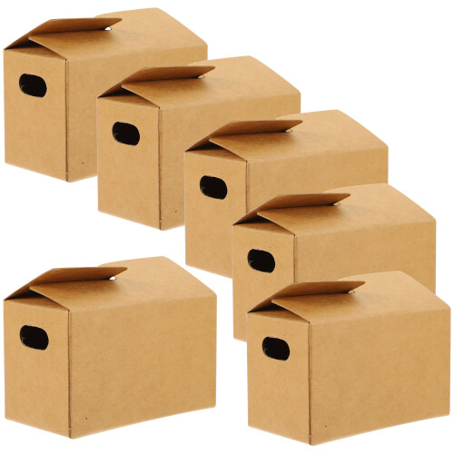 10Pcs Miniatyr Låda Papper Figur Minihus Möbel Modell 2
