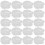 100Pcs Spa Skålliningar Bärbar Fotspa Engångs 9
