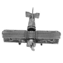 Vintage Planes Modell: Retro Dubbeldecker Järnsegelflygplan Leksak