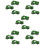 15 Pcs Small Truck Model Toy Pull Back Car For Kids 10