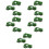 15 Pcs Small Truck Model Toy Pull Back Car For Kids 9