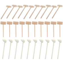 30Pcs Barns Trähammare Bankhuvuden