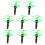 8Pcs Flygskivleksaker Barns Flygskivlek Pull String Skivor 9