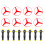 8Pcs Flygskivleksaker Barns Flygskivlek Pull String Skivor 5