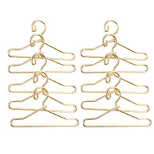 40Pcs Miniatyrdockor Klädhängare, Mini Dockskåpshängare, Docktillbehör