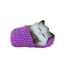 Star Sovande Katt I Skomuss Leksak Kvitterljud