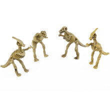 12Pcs Dinosauriefossil Skelettfigurer Barnlektyg (Slumpmönster)