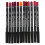 12Pcs Smooth Vattenfast Läppkonturpenna 5