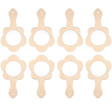 8Pcs Handhållen Ogrundmålad För Barn