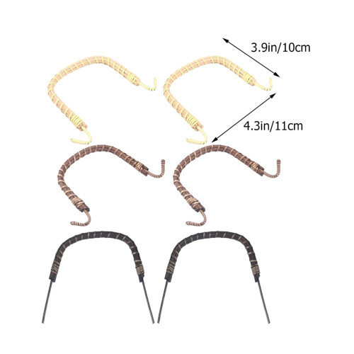 6Pcs Utbytbara Kannhandtag, Vävda Handtag, Kannaccessoarer 1