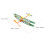 2Pcs Gummibanddriven Flygplansglidare Hantverksmaterial Leksak 2