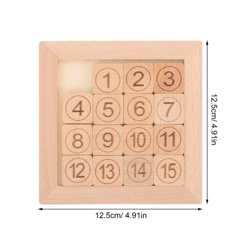 Slide Number Puzzle Leksak För Barns Utbildning 1