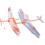 2Pcs Gummibanddriven Flygplansglidare Hantverksmaterial Leksak 7